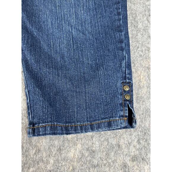 Gloria Vanderbilt Capri Blue Jeans Womens 8P All Around Slimming Effect - Picture 8 of 10